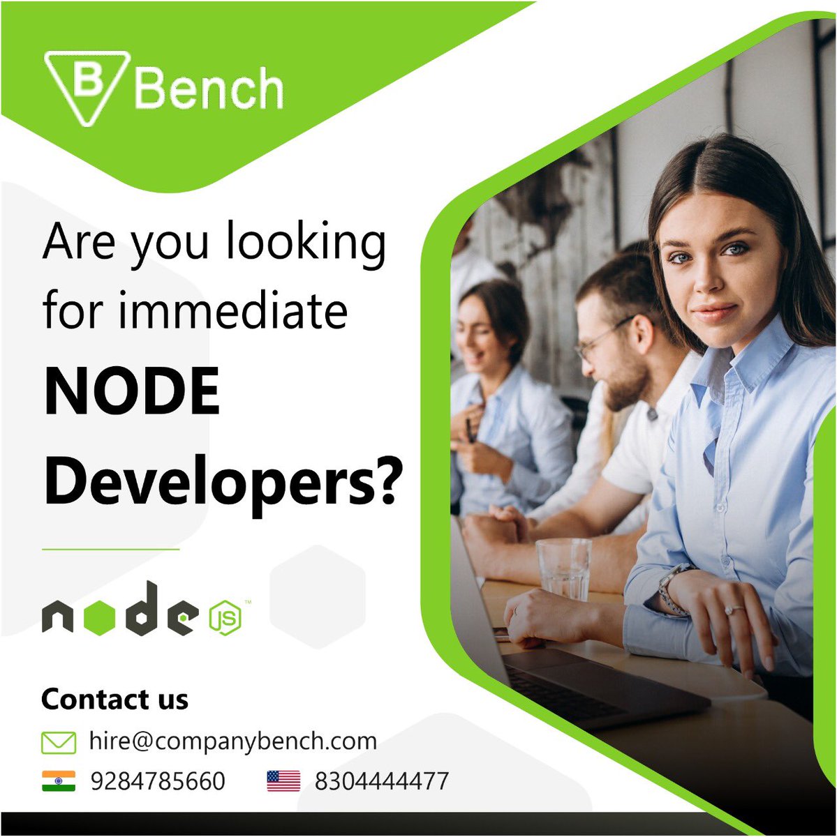company_bench's tweet image. Are you looking for immediate 
Node Developers? 

Contact us: bit.ly/3AHTnbn 

#Nodedevelopers  #Hirenodedevelopers  #CompanyBench