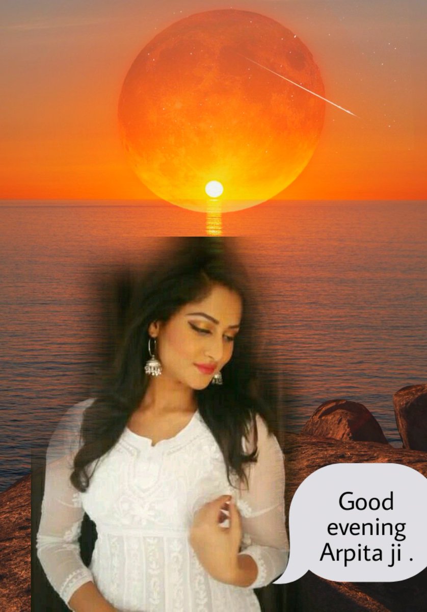NikhilS35571197's tweet photo. @ARPITAARYA May this beautiful sun makes you glow 5 times on ur evening enjoying time🤗. Hv a blessed evening wth having ur kind of fun Good evening Arpita g😊 .
#AlwaysCute
#BeyondGorgeous
#NewsAngel🤗 https://t.co/hUNQ94q7tH