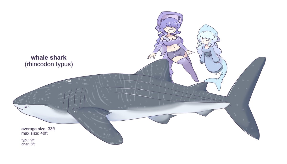 let's learn about whale sharks!!

featuring typu! (and char) 