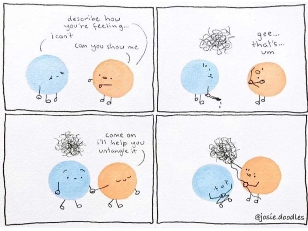 The orange one is an #ombuds 🤓😁