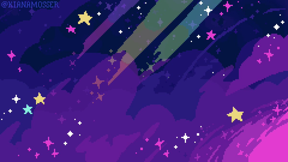 underneath violet skies