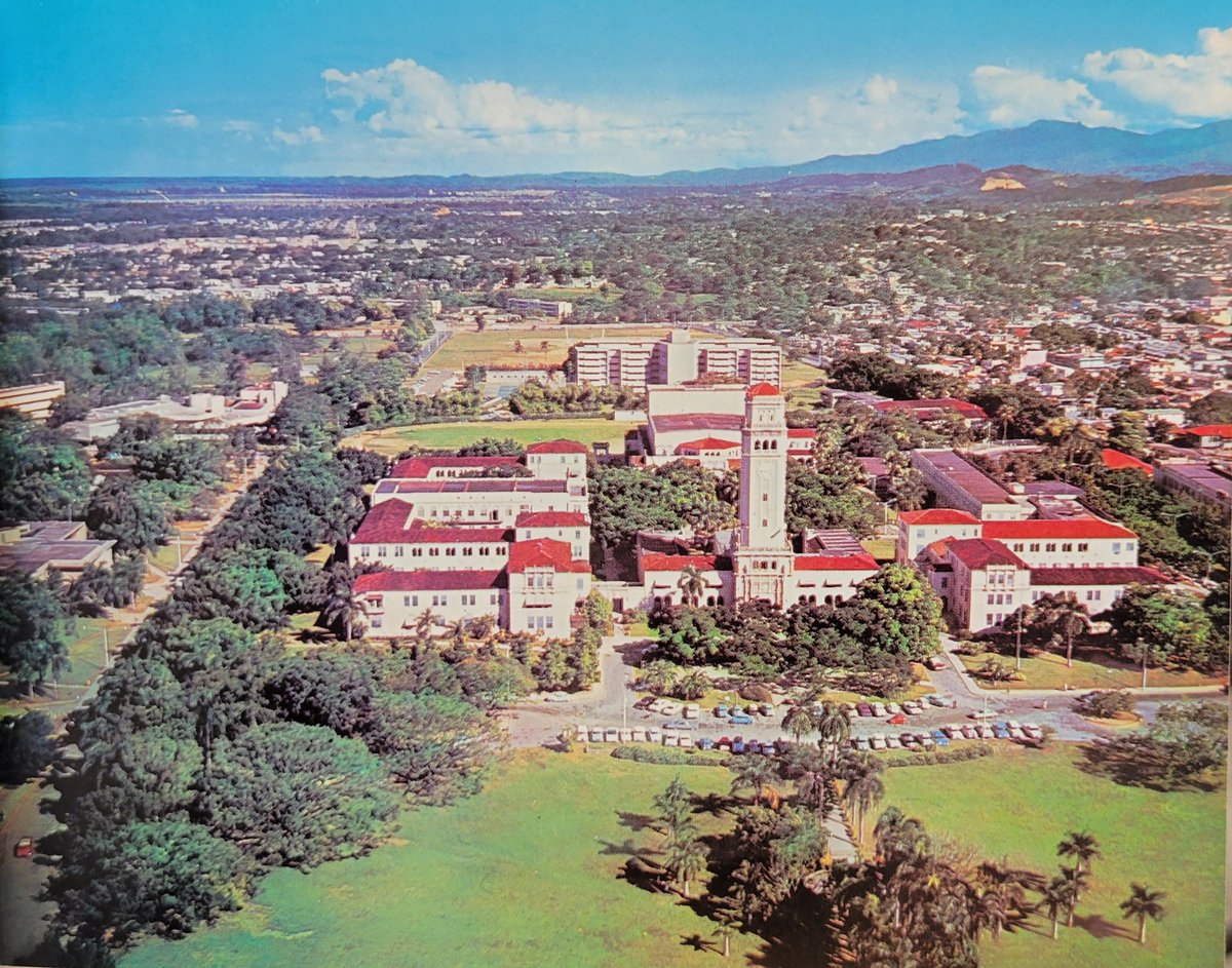 ricardoolivenc1's tweet photo. Foto del campus de la Universidad de Puerto Rico. Río Piedras, Puerto Rico. Circa 1970 https://t.co/vLb62rUfZW