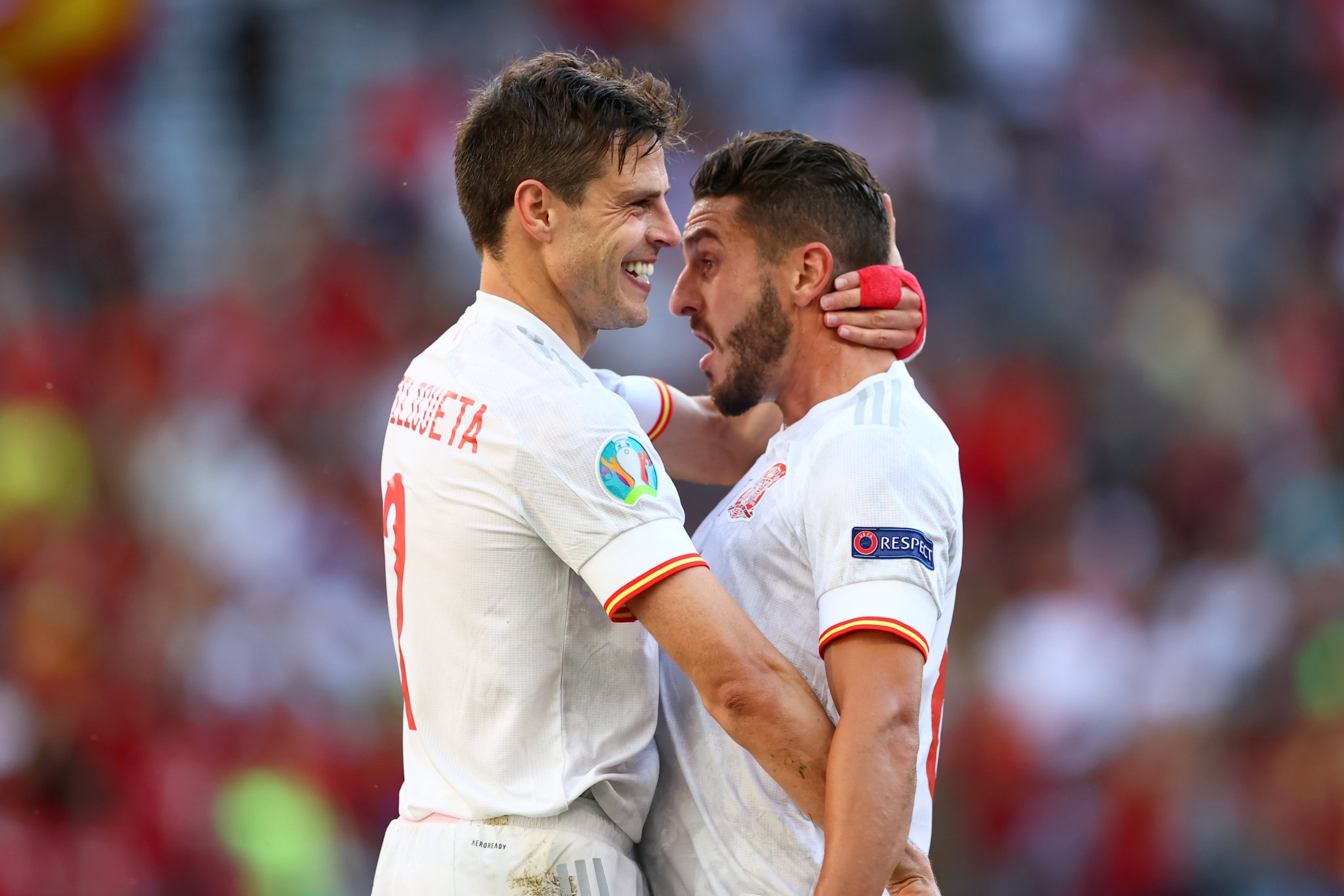   Happy birthday, César Azpilicueta  Scoring his first international goal at EURO 2020 