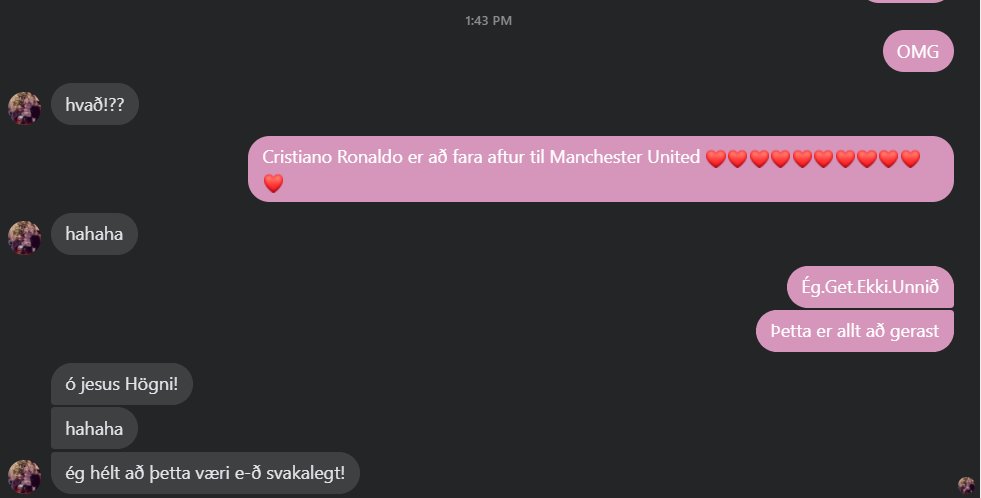 Hélt að þetta væri eitthvað svakalegt sagði konann. Enginn skilningur á leiknum 😳