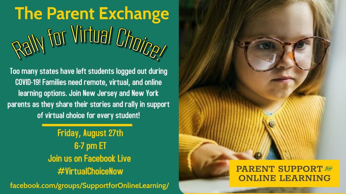 TillieElvrum's tweet photo. @tomcsheppard @NYCMayor Join @Parents4Support today to Rally for Virtual Choice! Use #VirtualChoiceNow to share your story and tag your policymakers! https://t.co/7YnGvRXMcq