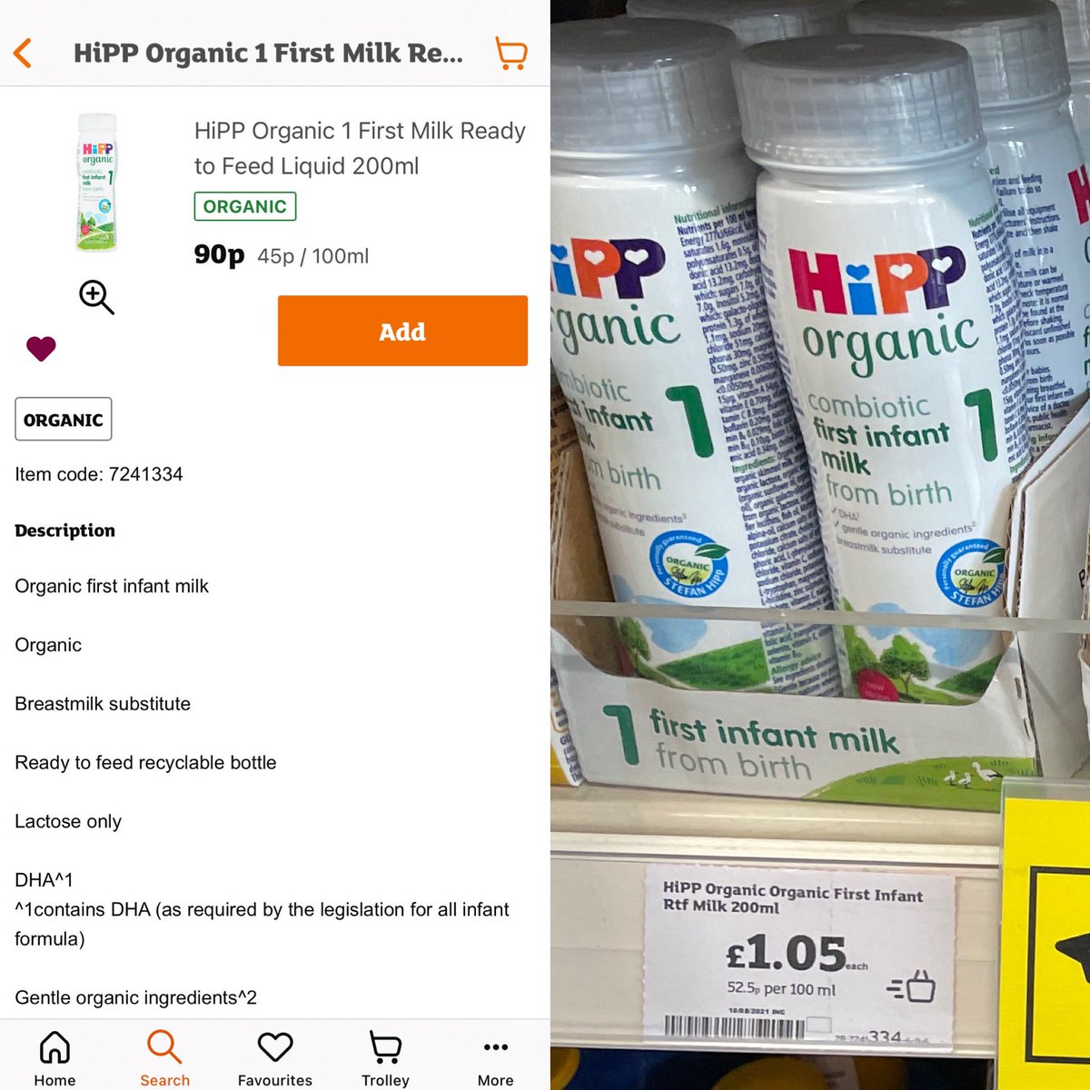 Absolutely ridiculous price hike for BABY FORMULA <a href="/sainsburys/">Sainsbury's</a>. Filling your own pockets by forcing parents to pay more in your Local stores to feed their children? Absolutely appalling.