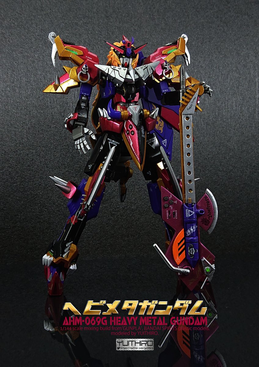 SDガンダム　ヘビメタガンダム 元祖SDガンダム 旧No.099 クラッシャーズリーダーヘビメタ