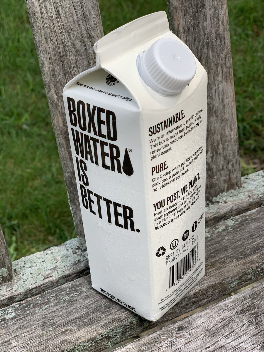 Enjoying a cool drink on a warm day on a park bench #betterplanet