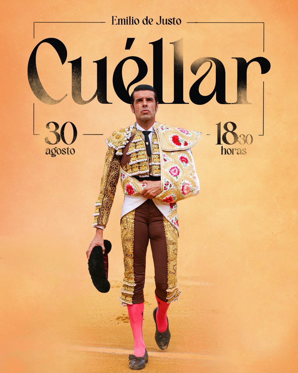 🎟 [SORTEO 2 ENTRADAS - CUÉLLAR]

¿Quieres ASISTIR a la corrida del LUNES en CUÉLLAR?

▪️CONDICIONES
Seguir en Twitter a <a href="/EmiliodeJusto/">Emilio de Justo</a>, hacer Retweet y dar 'Me gusta' a la publicación

➕El DOMINGO a las 16:00h. anunciaremos el ganador/a

¡SUERTE A TODOS!
#EDJ2021 #EmilioDeJusto