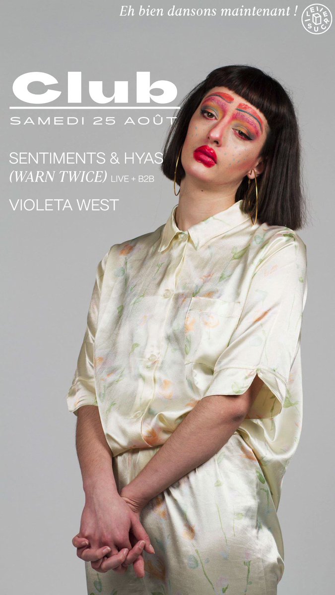 LYON ! Will be playing tomorrow <a href="/LeSucreLyon/">Le Sucre</a> for the first time alongside Sentiments &amp; Hyas 🌚