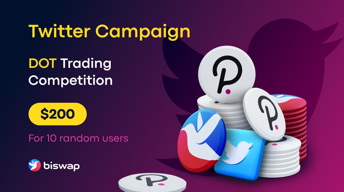 💎Twitter Giveaway - $200 in BSW!💎
              Win Outstanding BSW!

📆End date: September 3rd

💙&amp;RT this post 
🌙Follow <a href="/Biswap_Dex/">Biswap</a> 
🌙 Enter your BEP-20 wallet in the comments

👉 biswap.org/dot_competition

Establish your #BSW victory on <a href="/Biswap_Dex/">Biswap</a>!

#DEX #DeFi #DOT