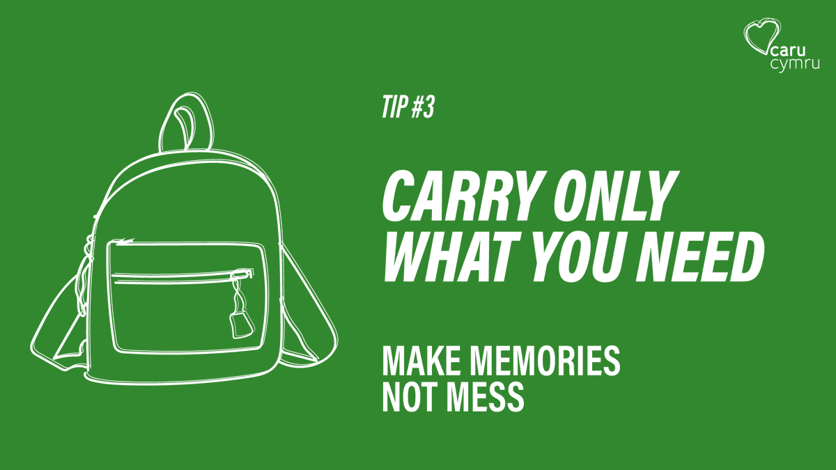 Keep_Wales_Tidy's tweet photo. Respect our beautiful country and make memories not mess #BankHolidayWeekend
🗑️Take a bin bag
💧 Take a reusable bottle cup
🎒Carry only what you need
🚮Take your rubbish home
https://t.co/NuWKXViYCx
#CaruCymru #MakeMemoriesNotMess #TakeitHome https://t.co/lJ65Zkdi5l