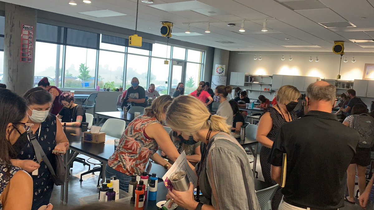 Team Bonding.  Tapping into your inner artist.  #ATimeForHealing  #vAHS