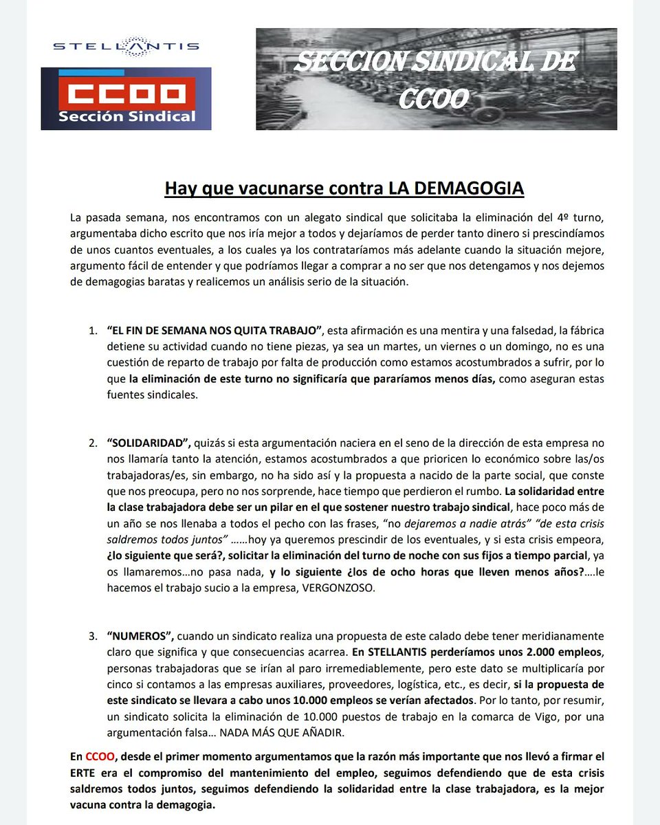 Hay que vacunarse contra LA DEMAGOGIA