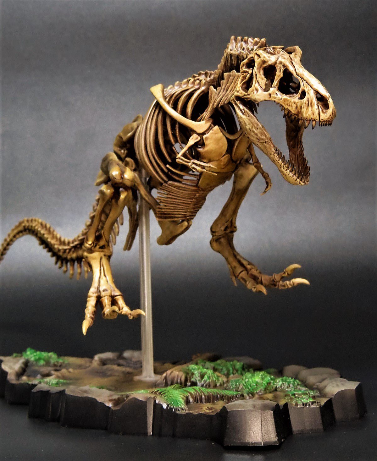 【塗装済完成品】即購入歓迎　バンダイ　ティラノサウルス 1/32スケール さるタジラ on X: 