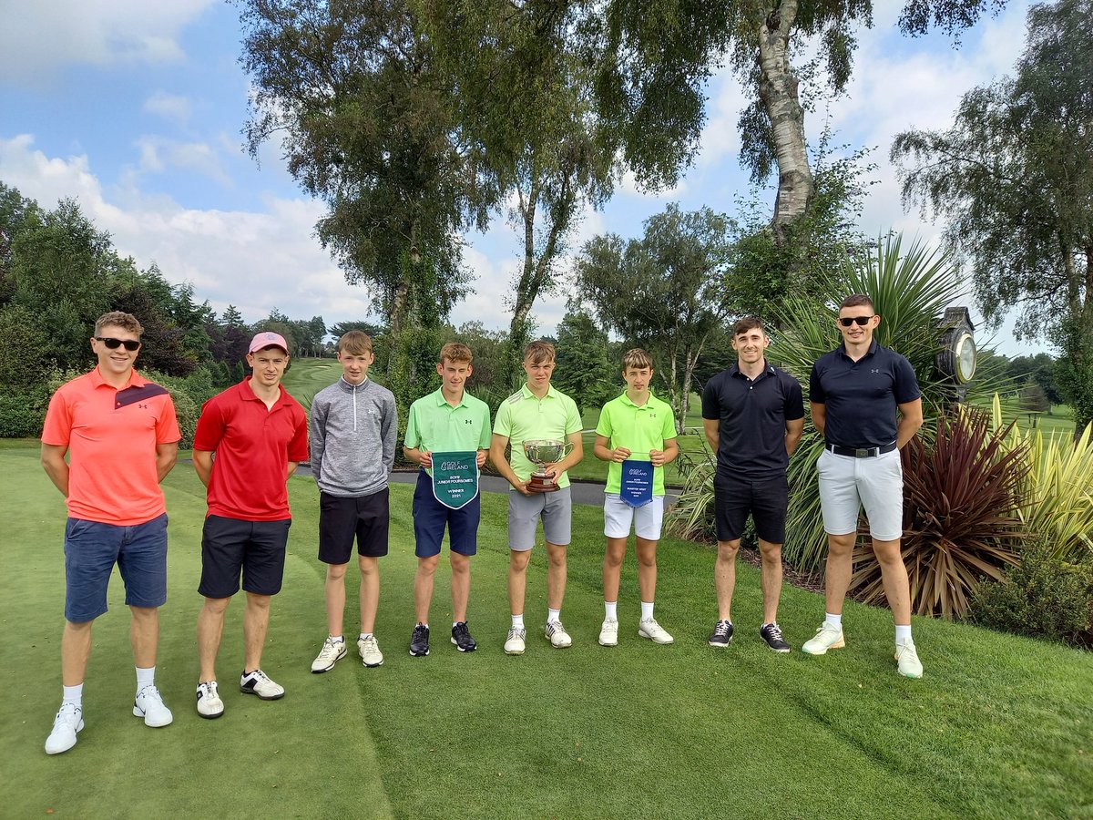 CastletroyPro's tweet photo. Brilliant to have 8 All Ireland Champions from the last 6 days @CastletroyGC today.
Thanks to @GearoidHegarty for your kind words before and after the @GolfIreland_ finals and congratulations to you and all at @LimerickCLG on the season. https://t.co/Rx8EJeuxJB