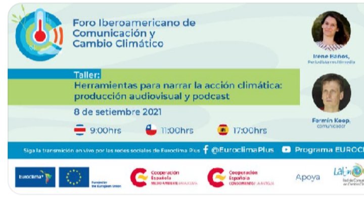 lisalfaro2001's tweet photo. Participando de la preparatoria del Foro iberoamericano de comunicación y cambio climático #EUROCLIMA_UE_AL @latinclima
#CominucacionVerde @AECID_es https://t.co/vB7Jg9P82V