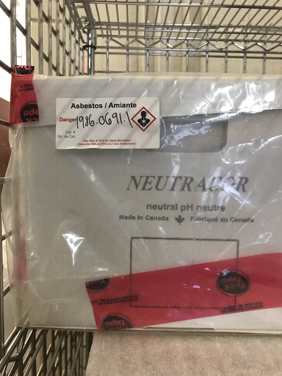 SciTechPreserv's tweet photo. How is the #IngeniumBigMove going you ask?

We’re doing Asbestos we can. 😏 https://t.co/6150neesGp