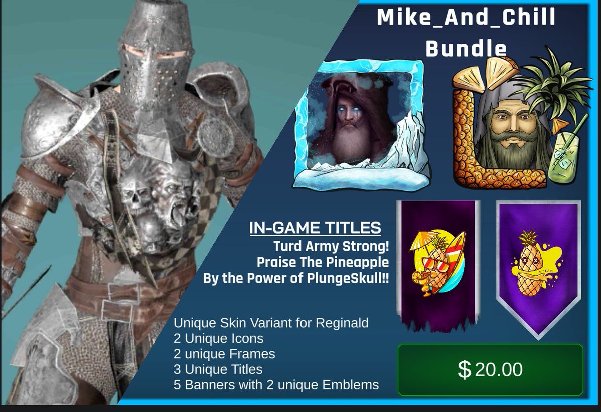 StreamArenas's tweet image. Have you seen the new Mike_and_Chill bundle?  

Starting a new bundle system that supports Arena Masters! Check it out on the mobile apps!