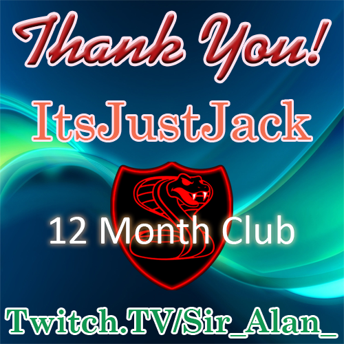 Sir_Alan_'s tweet photo. A big thank you to @Marniestarz and ItsJustJack for both joining the #12MonthClub on my #Twitch channel! ๐
I appreciate all the support over this past year, those red badges are well earned ๐
#ILYFAM #KnightOwlz ๐๐ฆ๐ฎโค๏ธ https://t.co/jLgCOp3hvq