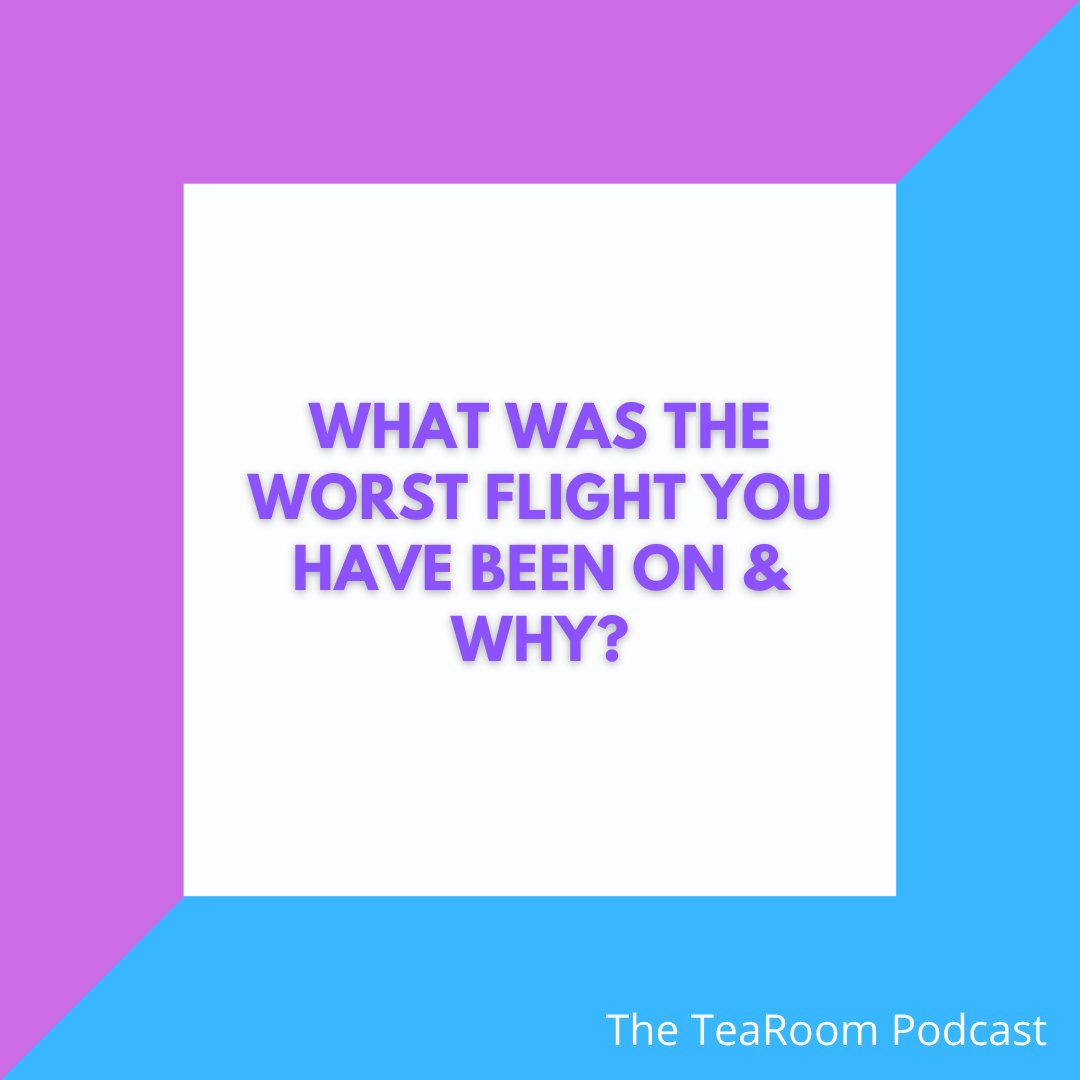 thetearoompod's tweet photo. #UpcomingTea: Happy Friday tea sippers! 💕 ☕️ Have you ever been on a flight & asked God, "what did I do to deserve this?" Did you ever have a negative experience with another passenger? Stay tuned to our next episode on the Day in the Life of a flight attendant! 😊 https://t.co/IBs05RfMeW
