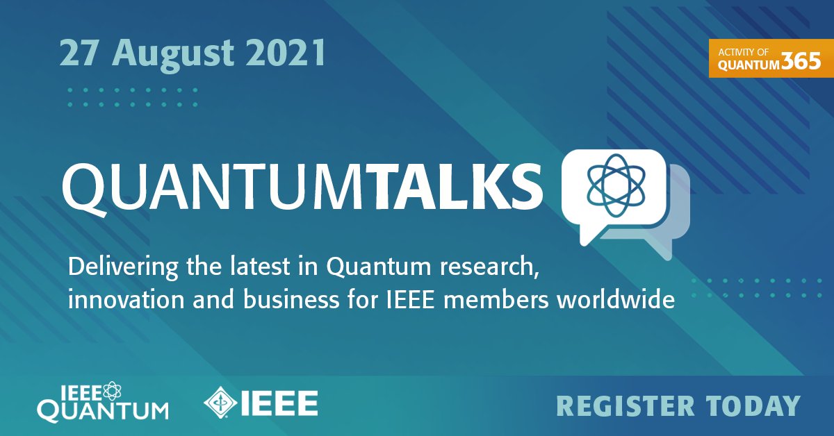 IEEEQuantum's tweet photo. We're just about ready to get today's @IEEEQuantum #QuantumTalks session with host @ReenaDayal4 and @UCLAengineering's @ClariceDAiello started. We'll be tweeting highlights of today's presentation, so follow the #IEEEQuantumBiology hashtag for live updates. #QuantumComputing https://t.co/HtUSuGoTPH