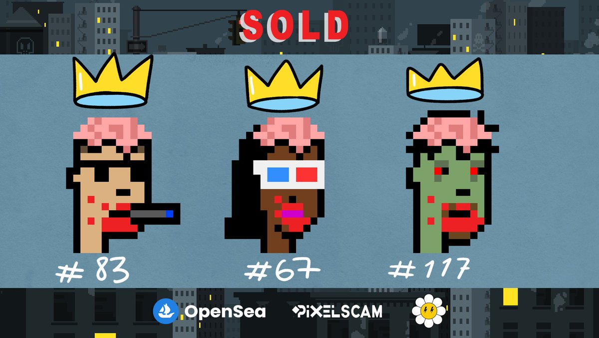zcryptopunks's tweet photo. This ones are sold, but as the collection is on it's early stage, you're able to enter the club while the price is low (0.03ETH per ZombieCryptoPunk).
#nft #nftcollector #cryptopunks #zombiecryptopunks https://t.co/QzCgwge9mW