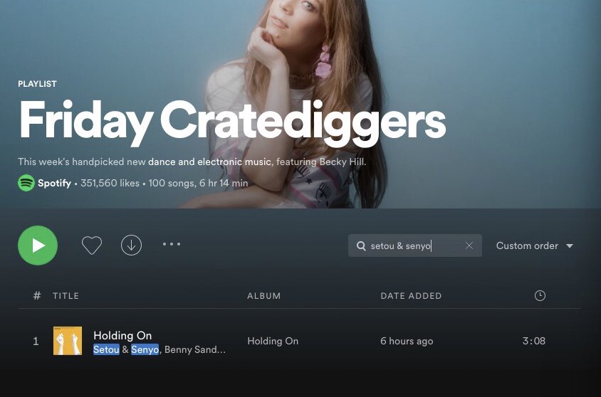 frcstrcrds1's tweet photo. Congrats to the boys @setousenyo and thanks @spotify 🕺🏽 https://t.co/W3aVgOg20q