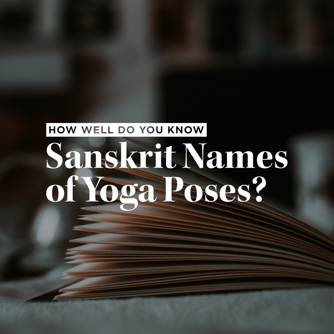 How well do you know the Sanskrit names of yoga poses? Put your knowledge to the test with this quiz ➡️ bit.ly/sanskritquiz