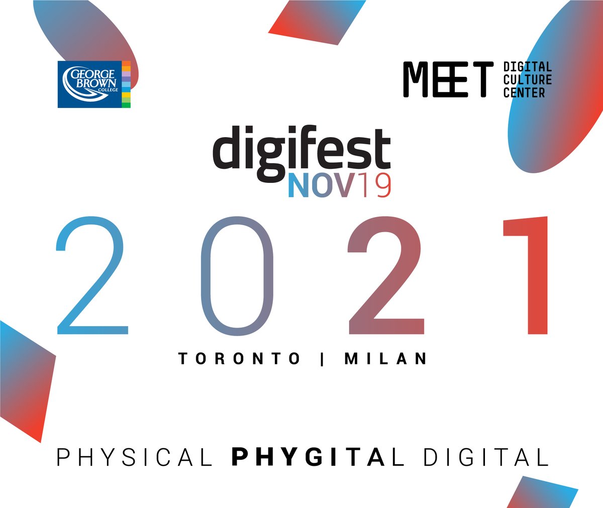 Toronto Digifest (@digifestto) on Twitter photo Digifest 2021 returns virtually on November 19 to explore the theme of PHYGITAL, where physical and digital spaces intersect in art and culture. <a href="/digifestTO/">Toronto Digifest</a> Digifest 2021 returns virtually on November 19 to explore the theme of PHYGITAL, where physical and digital spaces intersect in art and culture. <a href="/digifestTO/">Toronto Digifest</a>
