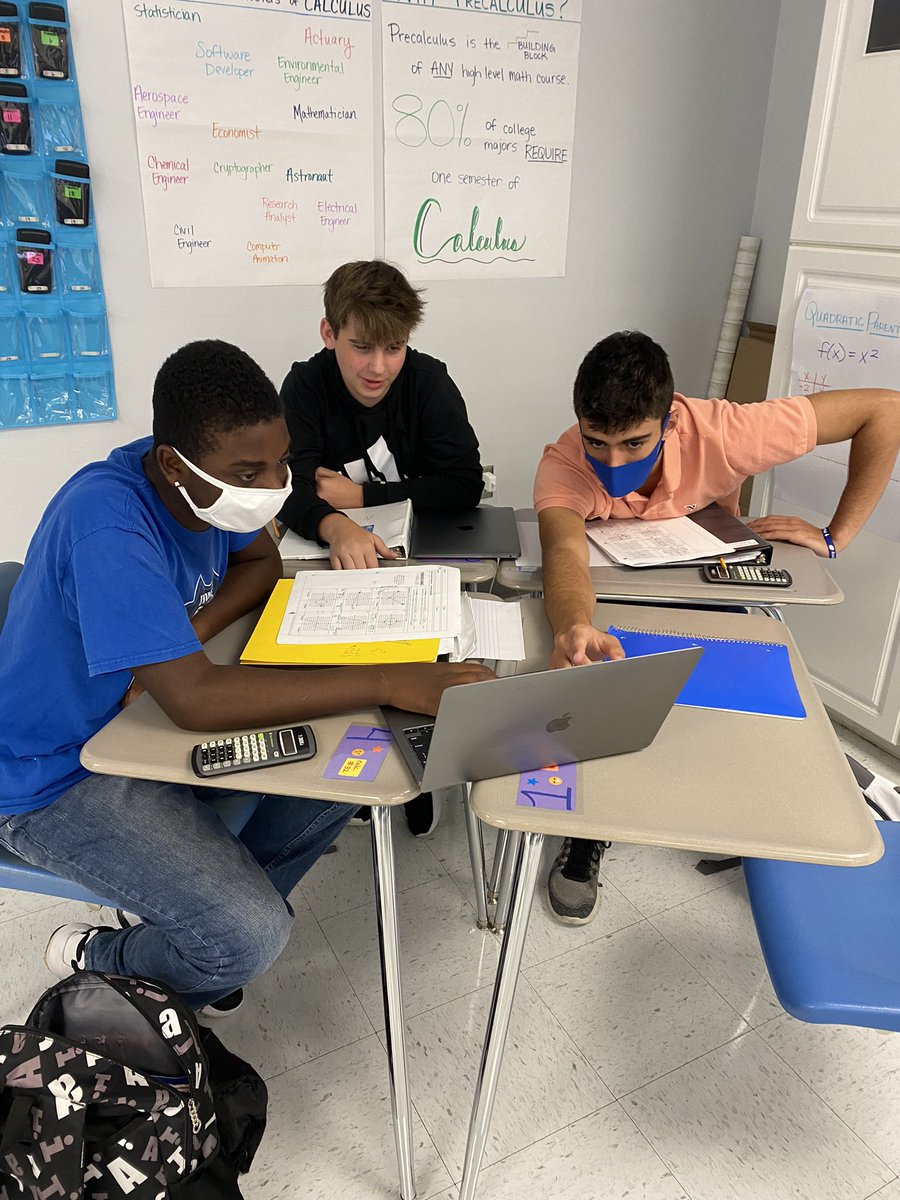 _AshForrest's tweet photo. My Alg 1 Ss hard at work in their collaborative groups analyzing Domain and Range of Continuous Functions. @MHSPirateNation @JeffReaves1 @FlaglerSchools #TakeEverything #FlaglerTogether #CollaborativeGroups https://t.co/ZZZjQGOJto