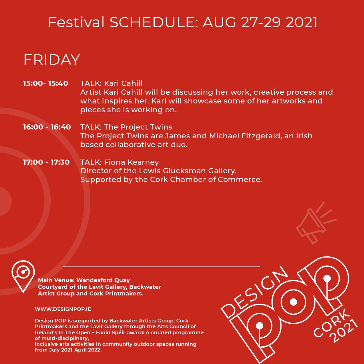 designpopcork's tweet image. 👋🏼 Welcome James and Michael @theprojecttwins 

📍 @corkprintmakers @LavitGallery @BackwaterArt @artscouncil_ie 
#InTheOpenFaoinSpeir #DesignPop