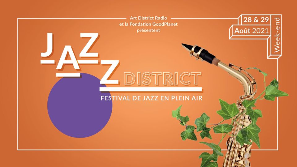 Avant de repartir dans le tumulte de la rentrée, l'équipe d'<a href="/Artdistrict75/">Art District Radio</a> vous convie à son #festival de jazz en plein air 😎

Assistez à deux après-midi musicales qui auront lieu sur la scène de la Fondation @GoodPlanet_ 🎶 🌿
<a href="/AcademieClimat/">Académie du Climat</a> 

jazzdistrictfestival.mystrikingly.com #jazz