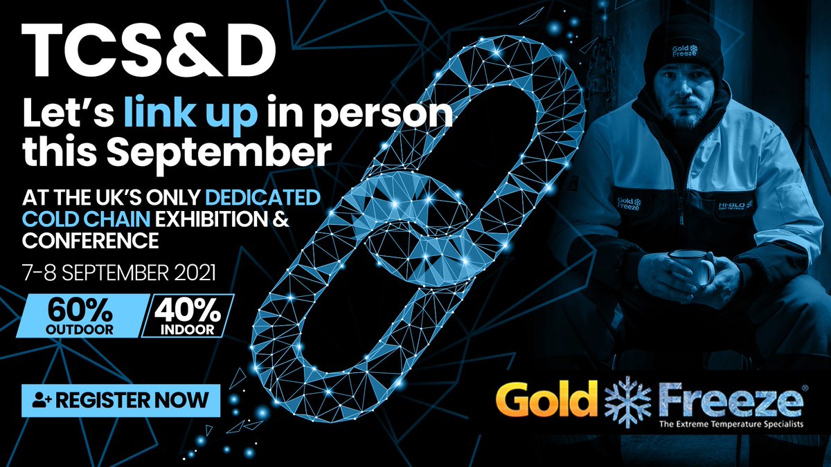 TCSDEvents's tweet image. See @Goldfreeze_Ltd at the @TCSDShow on the 7 &amp;amp; 8 September at the East of England Arena.

Register today for your FREE tickets at tcsdshow.com

#coldchain #supplychain #logistics #coldstorage #coldstoreclothing #food #pharma