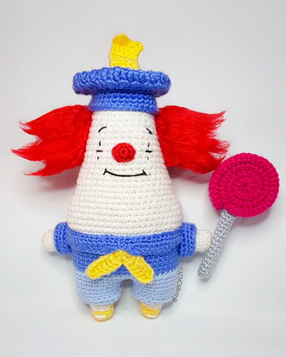 Crocheted the Suspiciously Shaped Child from the show #bigtopburger by @Worthikids !💖