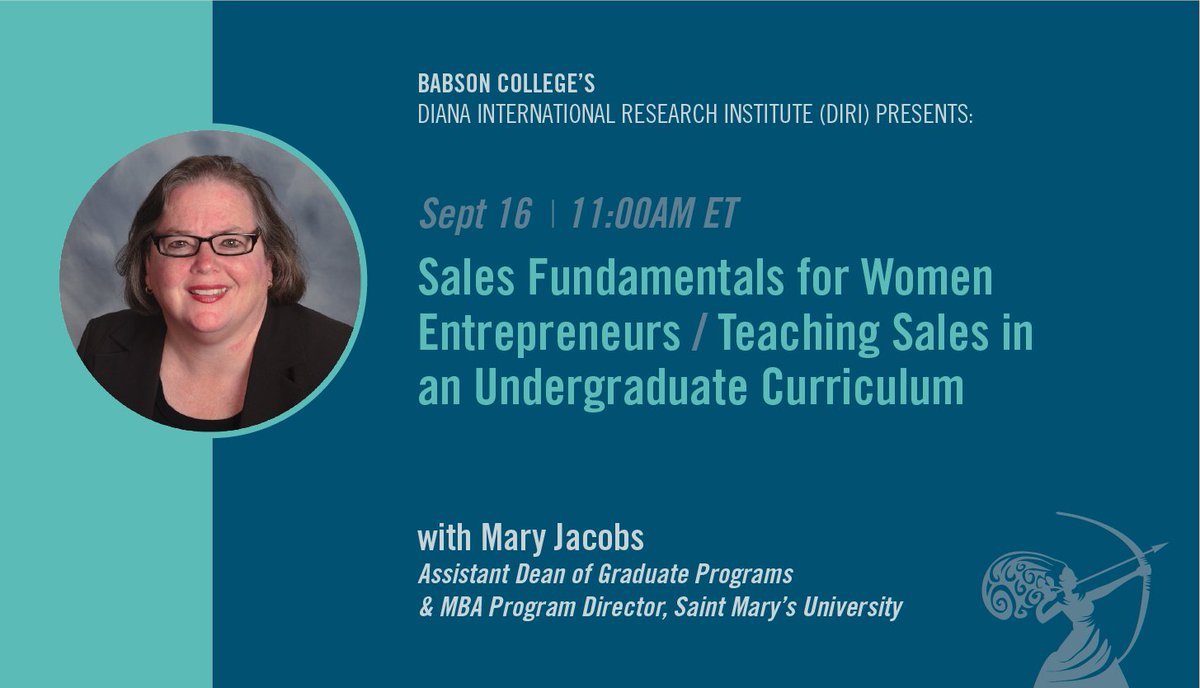 Join us on Sept 16 with guest speaker Mary Jacobs, to discuss teaching #womenentrepreneurs how to develop sales strategies, build their sales acumen, &amp; develop their confidence in selling themselves.
Learn more about the event &amp; speaker, here: web.cvent.com/event/6c059b49…