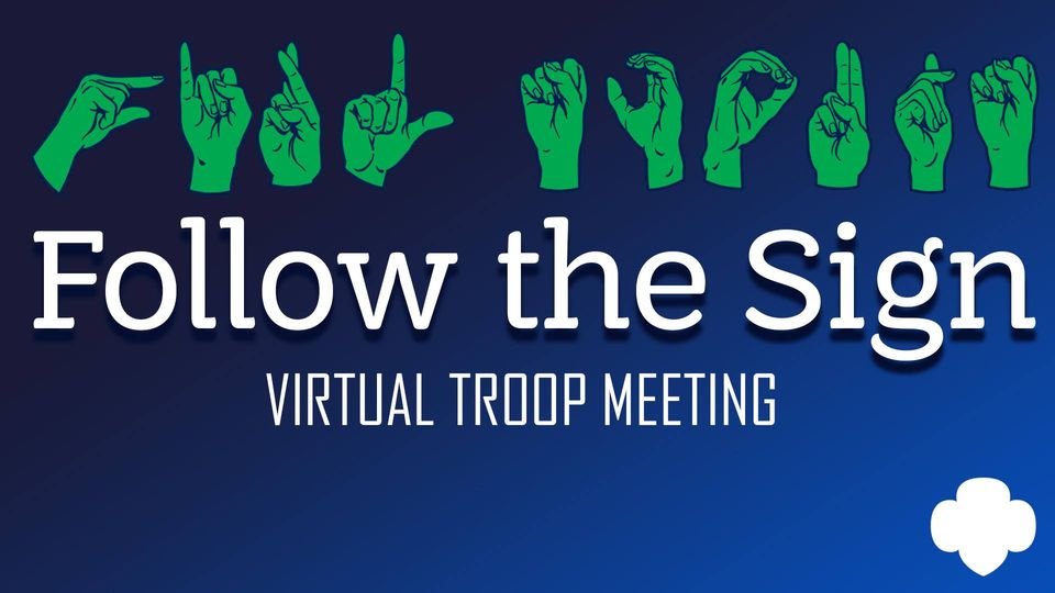 Join us next Tuesday as we Follow the Sign and discover the basics of #AmericanSignLanguage! 

This Virtual Troop Meeting premieres at 5:30 PM on August 31!
youtu.be/OSnfmSepW28

#girlscoutshs #girlscouts