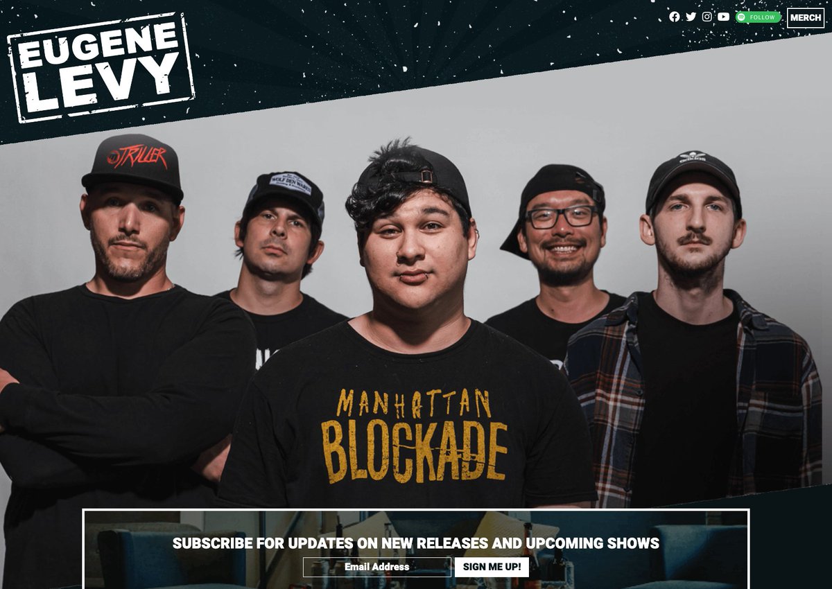 Proud of my clients @eugenelevyband for all the hard work they've put in over the last couple of years. They've just signed a deal with Word Is Bond Inc and I'm excited to see what happens next! 🤘 
eugenelevyband.com