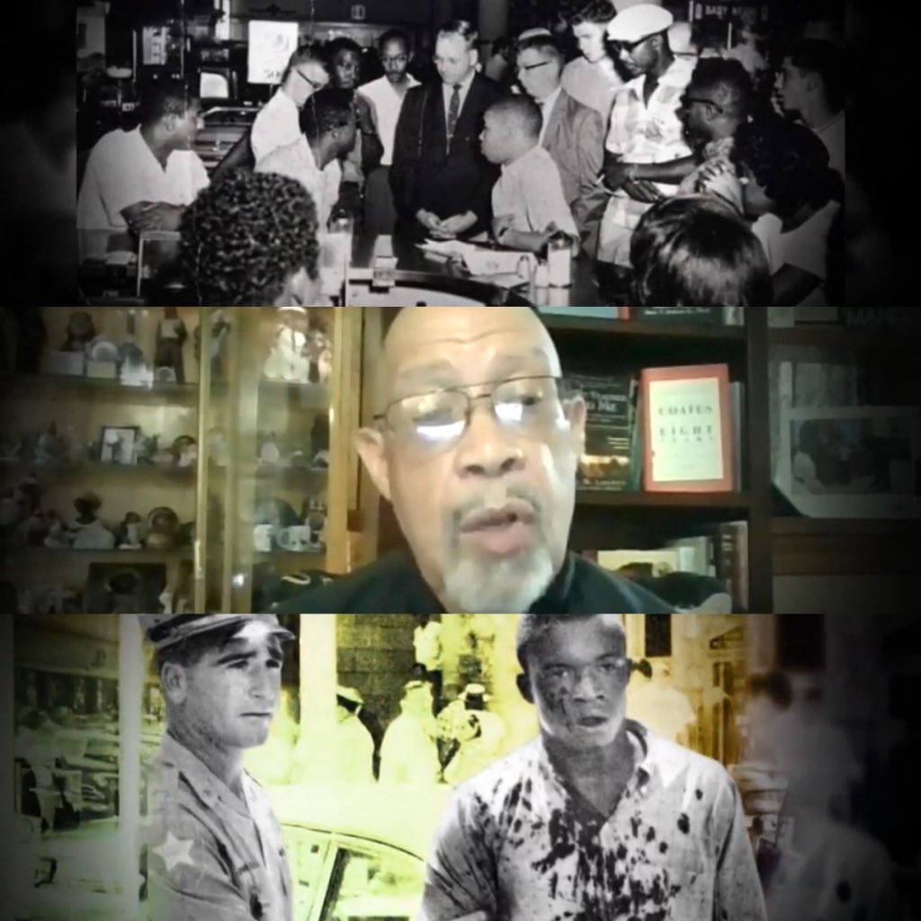 TenikkaANjax's tweet photo. Today, is the 61st anniversary of #AxHandleSaturday, a racist attack on a peaceful lunch counter protest in downtown Jacksonville. Last year, I spoke with survivor & local activist Rodney Hurst about the events & impact of that day: https://t.co/hblbowqW7W https://t.co/wgmp4yHtQI