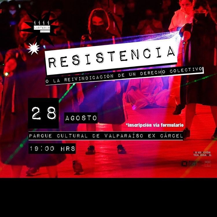 lastesisoficial's tweet photo. MAÑANA sábado a las 19.00 tenemos función de RESISTENCIA o la reivindicación de un derecho colectivo, en @parquecultural ex-cárcel/la entrada es liberada con previa inscripción LINK EN BIO💥 https://t.co/ffQ4PQ6bjj