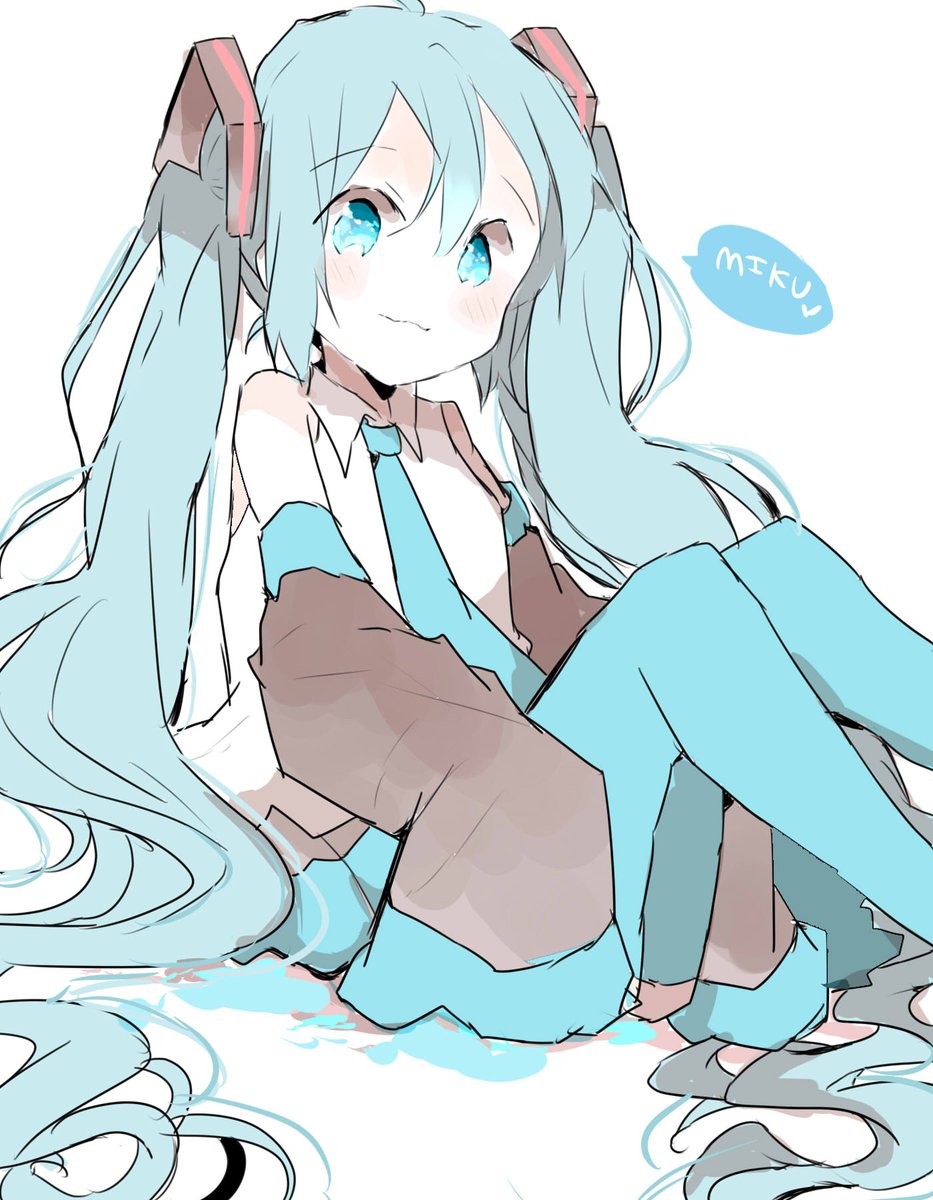 初音ミク 「miku 」|sakiのイラスト