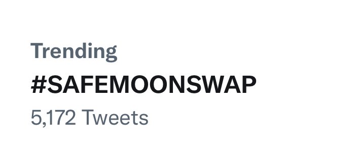 TRENDING! #SAFEMOONSWAP #SAFEMOONWALLET