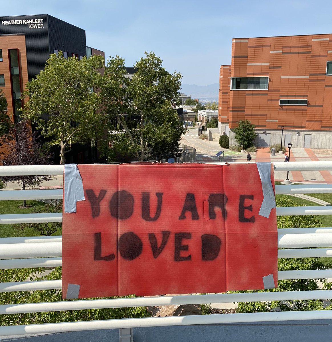 UUtah's tweet image. Whoever’s making these signs, thank you. ❤️