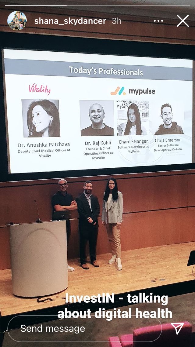 project_codeX's tweet image. Nice one! @Shana_Skydancer from our 2017 cohort shared her experience as a software developer with the @MyPulseHealth team to the young bright minds that @InvestIN_Ed in #London