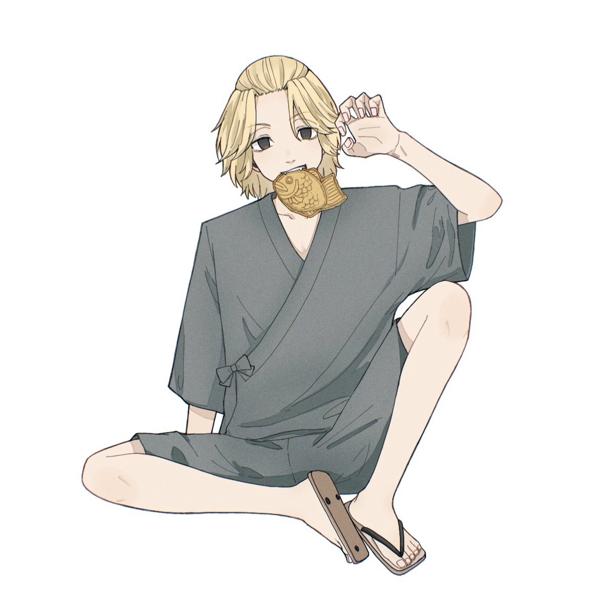 みなさま お久しぶり これはたい焼きを食うマイキーです だあものイラスト みなさま お久しぶり これはたい焼きを食うマイキーです だあものイラスト