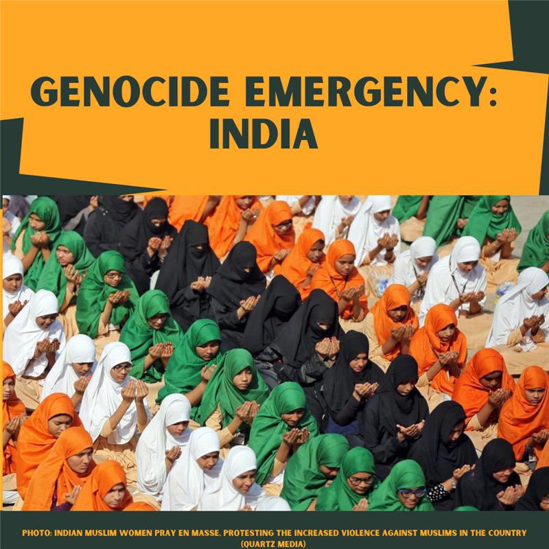 genocide_watch's tweet photo. Genocide Watch published a #GenocideEmergency report for #India due to continued attacks on the Muslim and Dalit communities. India is at Stage 6: #Polarization, Stage 7: #Preparation, Stage 8: #Persecution, and Stage 10: #Denial. 
https://t.co/a5ORKm3Zq3 https://t.co/49crnGJWJg