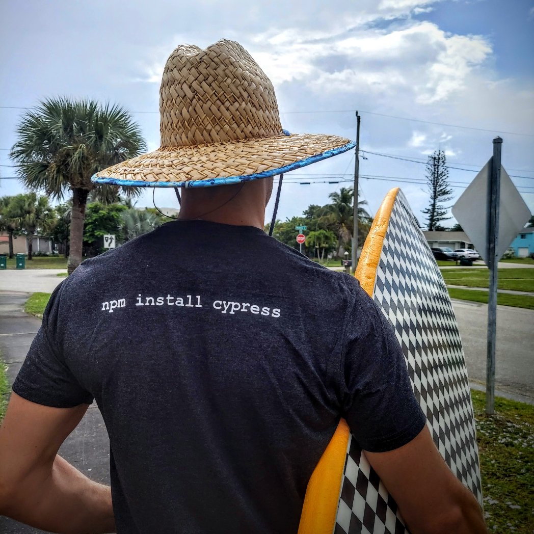 Migrated our automated tests from selenium to cypress. Now I get to surf waves vs put out fires 🏄