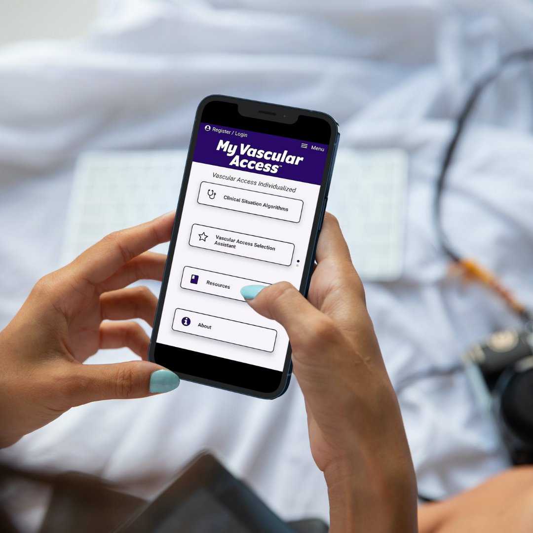 Our app recommendations are supported by data that is based on best available scientific evidence and the knowledge and experience of an international team of vascular access experts comprised of surgeons, nephrologists &amp; interventionalists.

Download the FREE app to learn more.