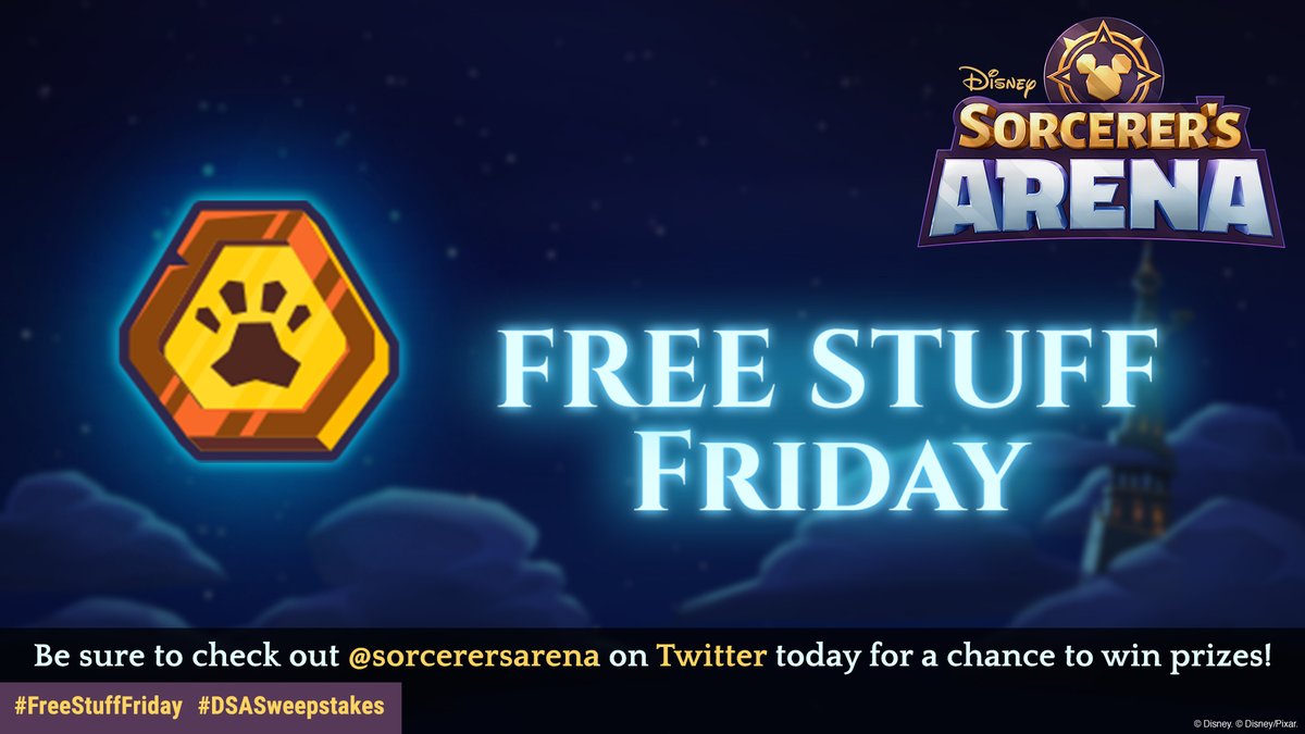 SorcerersArena's tweet photo. 15 lucky summoners who RT this tweet with their DSA PlayerID and the hashtags #DSASweepstakes and #FreeStuffFriday between now and 5pm PT will win Paw Coins!

No Purchase Necessary. Restrictions apply, see Official Rules: https://t.co/0lDz9mVfr7 https://t.co/ezriM0YvaN
