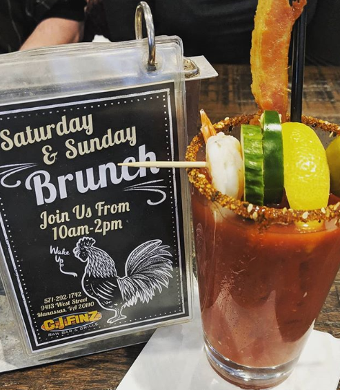 cj_finz's tweet photo. Don't drop the ball this weekend, drop in for a top-notch brunch! 
...
#CJFinz #Seafood #SeafoodRestaurants #Manassas #VirginiaEats #ManassasVA #VirginiaFoodie #VAEats #VAFood #VAFoodie #VARestaurants
📷: gam3loon https://t.co/7gk3mswzGt